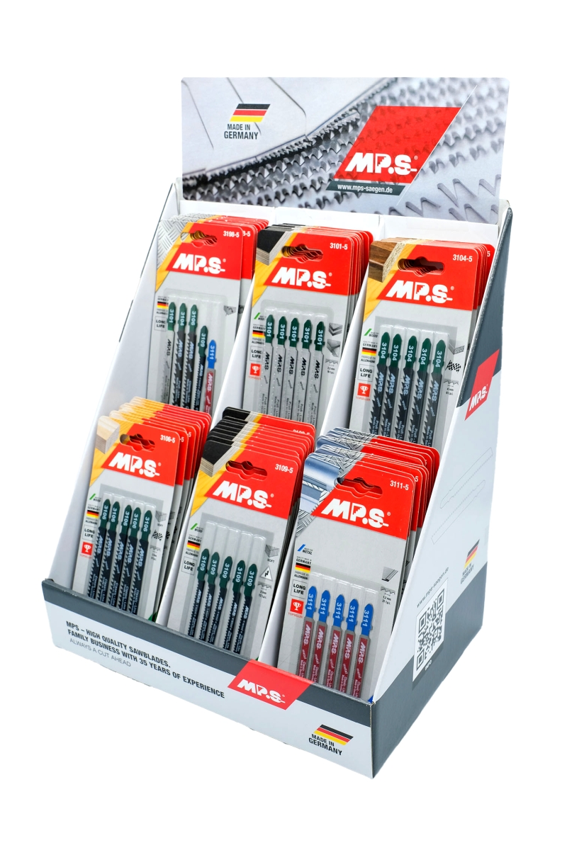 Expositor sobremesa madera y metal SET-98